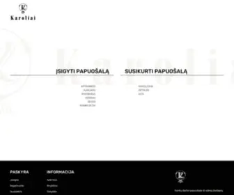 Karoliai.com(Papuošalai) Screenshot