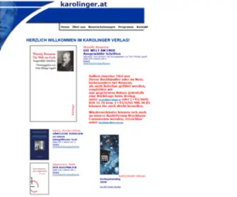 Karolinger.at(KAROLINGER VERLAG) Screenshot