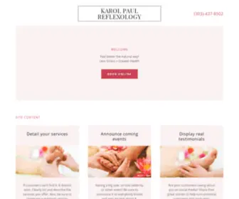 Karolpaul.com(Karol Reflexology) Screenshot