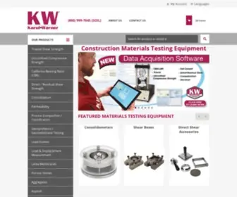 Karolwarner.com(Construction Materials Testing Equipment) Screenshot