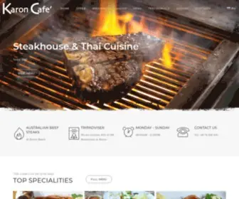 Karoncafe-Steak-Thai-Seafood.com(Steak-Thai-Seafood Restaurant in Karon Beach) Screenshot