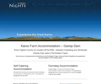 Karoonights.co.za(Karoo Nights) Screenshot