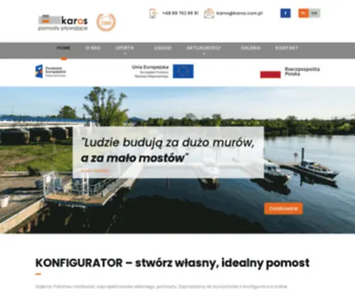 Karos.com.pl(Pomosty pływające) Screenshot
