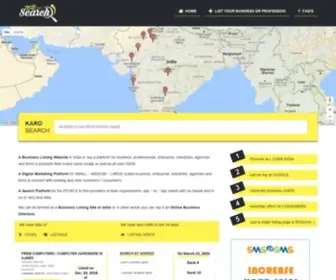 Karosearch.com(Local Business Listing Sites in Jaipur) Screenshot