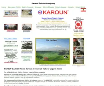 Karoundairies.com(Karoun Dairies Home Karoun Cheeses) Screenshot