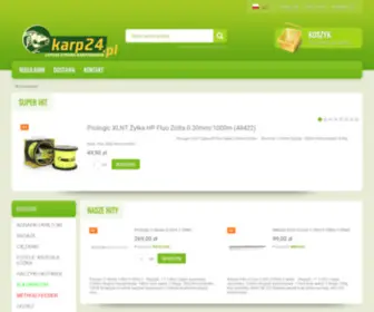 Karp24.pl(Internetowy sklep karpiowy) Screenshot