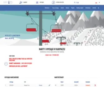 Karpaczskiarena.pl(Największa stacja narciarska pod Śnieżką w Karkonoszach. 9 km nartostrad) Screenshot