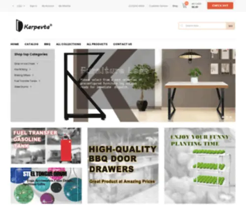 Karpevta.com(Karpevta solid stainless steel Karpevta Company Cheapest Solution) Screenshot