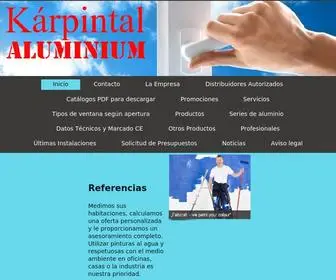 Karpintal.com(Carpintería de Aluminio) Screenshot