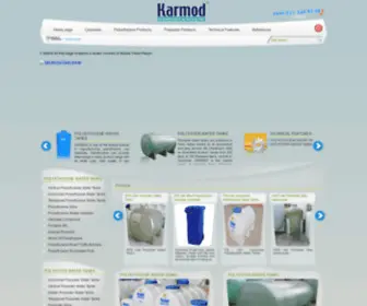 Karplastic.com(Water tanks) Screenshot