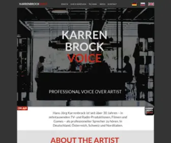Karrenbrock.de(Professional Voice Over Artist) Screenshot