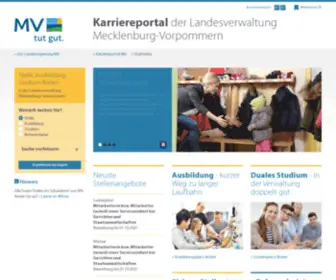 Karriere-IN-MV.de(Karriereportal MV) Screenshot