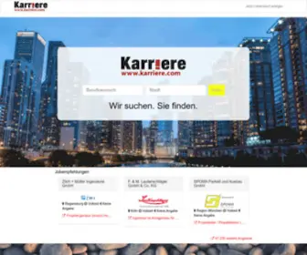 Karriere.com(Wir bringen Sie weiter) Screenshot