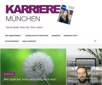 Karrieremuenchen.de(Jobs und Arbeitgeber in München) Screenshot