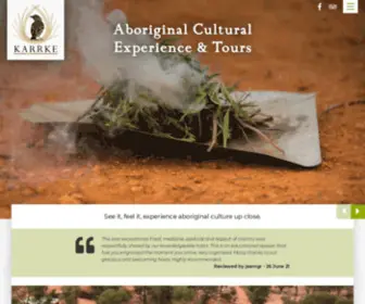 Karrke.com.au(Karrke Aboriginal Cultural Experience & Tours) Screenshot