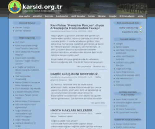 Karsid.org.tr(KARADENİZ) Screenshot