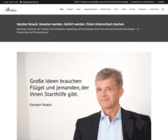 Karstennoack.de(Damit Sie und Ihre Botschaft überzeugen) Screenshot