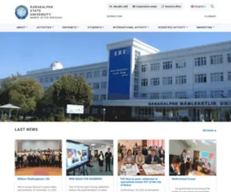 Karsu.uz(Karakalpak state university) Screenshot