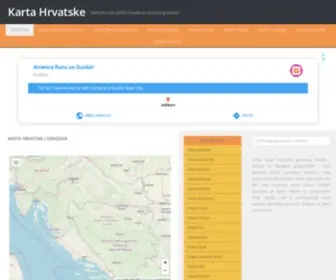 Kartahr.com(Auto karta Hrvatske) Screenshot