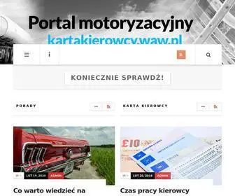 Kartakierowcy.waw.pl(Portal motoryzacyjny) Screenshot