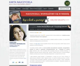 Kartanauczycielablog.pl(Karta nauczyciela) Screenshot