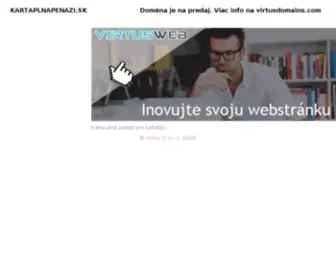 Kartaplnapenazi.sk(Kartaplnapenazi) Screenshot