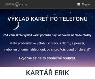 Kartar-Online.cz(Výklad karet po telefonu) Screenshot