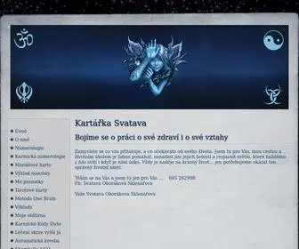 Kartarka-Svatava.cz(Kartářka) Screenshot