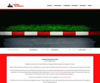 Kartbahn-Verzeichnis.ch(Kartbahn Kartbahnen Gokart Kart Schweiz) Screenshot