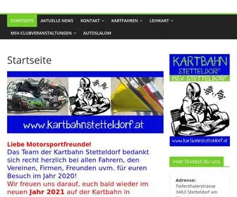 Kartbahnstetteldorf.at(Startseite) Screenshot