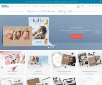 Kartenmacherei.ch(Karten selbst gestalten) Screenshot