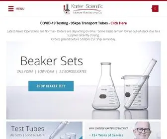 Kartersci.com(Karter Scientific Labware Manufacturing Co) Screenshot