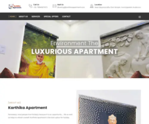 Karthikaapartment.com(Just relax) Screenshot