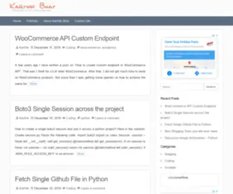 Karthikbhat.net(Karthik Bhat) Screenshot