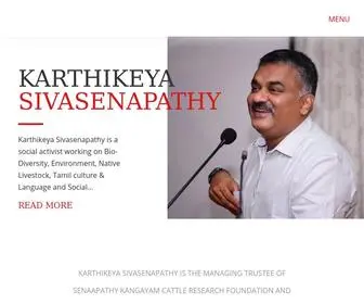 Karthikeyasivasenapathy.in(Karthikeya Sivasenapathy) Screenshot