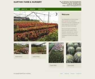 Karthiknursery.com(The Green stack @ Doddaladamara) Screenshot