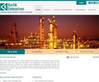 Kartikenterprises.com(Kartik Enterprises) Screenshot