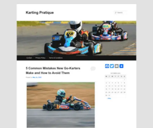Karting-Pratique.com(Karting Pratique) Screenshot