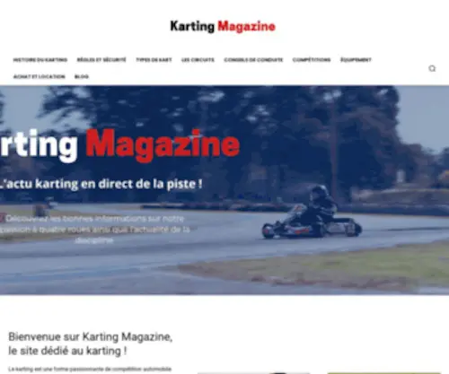 Kartingmagazine.com(Karting magazine) Screenshot