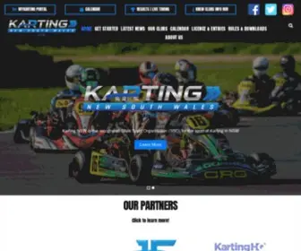 Kartingnsw.com.au(Karting New South Wales) Screenshot