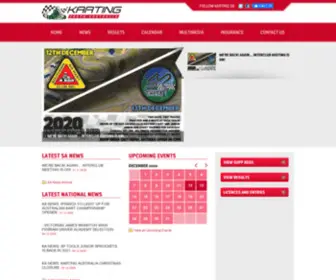 Kartingsa.com.au(Karting South Australia) Screenshot