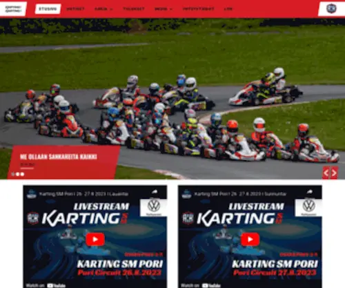 Kartingsm.fi(Karting SM) Screenshot