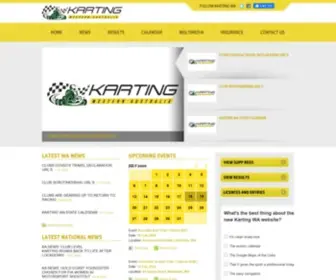 Kartingwa.com.au(Karting Western Australia) Screenshot