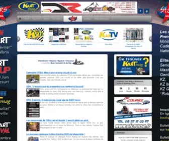 Kartmag.fr(LE MAGAZINE DU KARTING) Screenshot