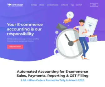 Kartmanage.com(Your Ecommerce accounting is our responsibility) Screenshot