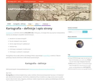 Kartografia.pl(Mapy i plany w sieci) Screenshot