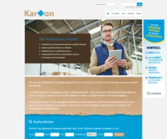 Kartonplus.de(Ihr Verpackungsmittelanbieter für den E) Screenshot