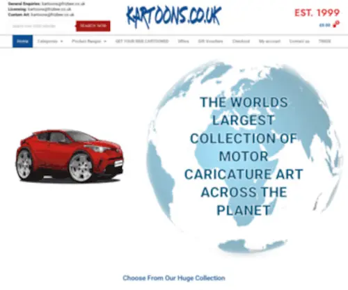 Kartoons.co.uk(Kartoon Cartoon Cars Bikes Vehicles) Screenshot