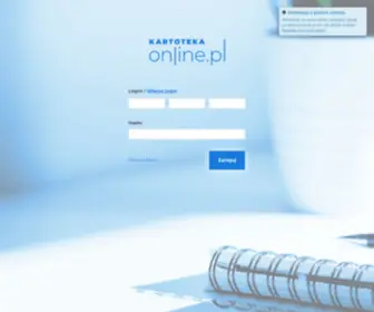 Kartotekaonline.pl(Kartoteka OnLine) Screenshot