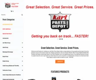 Kartpartsdepot.com(Go Kart Parts at Kart Parts Depot) Screenshot